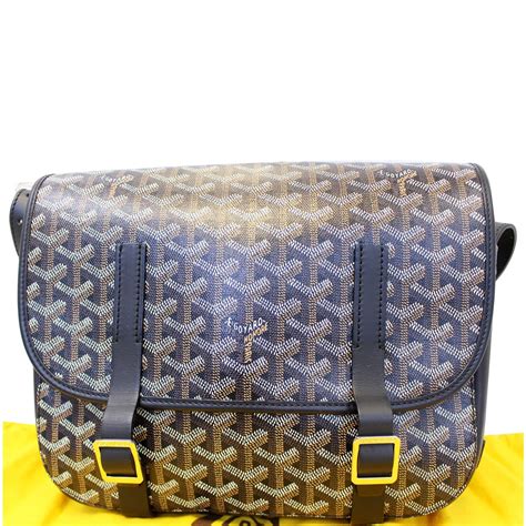 goyard all black|black Goyard cross bag.